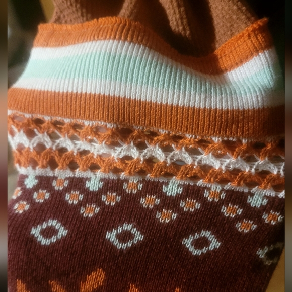 Med Free People WE THE FREE Mikah Thermal in Autumn combo Stunning Colors! - Picture 12 of 13